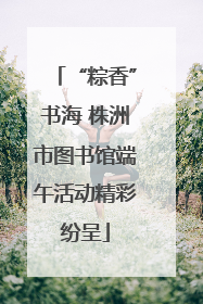 “粽香”书海 株洲市图书馆端午活动精彩纷呈