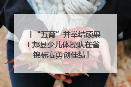 “五育”并举结硕果！郏县少儿体操队在省锦标赛勇创佳绩
