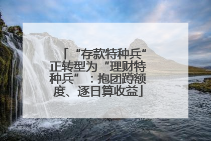 “存款特种兵”正转型为“理财特种兵”：抱团蹲额度、逐日算收益