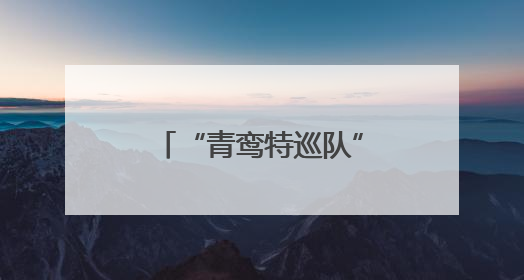 “青鸾特巡队”青岛大鲍岛出圈