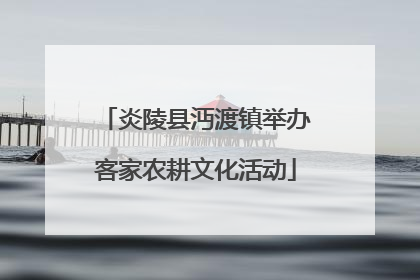 炎陵县沔渡镇举办客家农耕文化活动