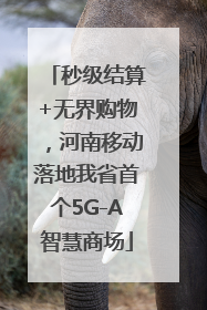 秒级结算+无界购物，河南移动落地我省首个5G-A智慧商场