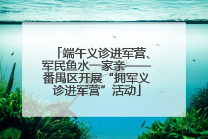 端午义诊进军营、军民鱼水一家亲——番禺区开展“拥军义诊进军营”活动
