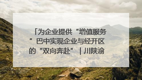 为企业提供“增值服务”巴中实现企业与经开区的“双向奔赴”｜川陕渝网络名人巴中行