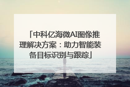 中科亿海微AI图像推理解决方案：助力智能装备目标识别与跟踪