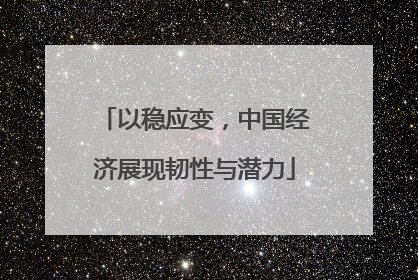 以稳应变，中国经济展现韧性与潜力