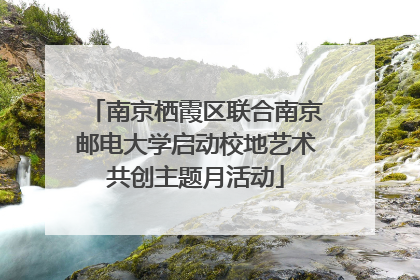 南京栖霞区联合南京邮电大学启动校地艺术共创主题月活动