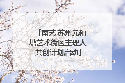 南艺·苏州元和塘艺术街区主理人共创计划启动