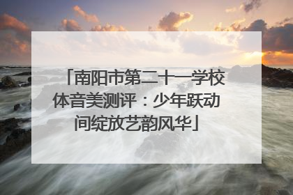南阳市第二十一学校体音美测评：少年跃动间绽放艺韵风华
