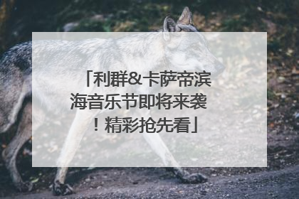 利群&卡萨帝滨海音乐节即将来袭！精彩抢先看
