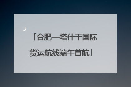 合肥—塔什干国际货运航线端午首航