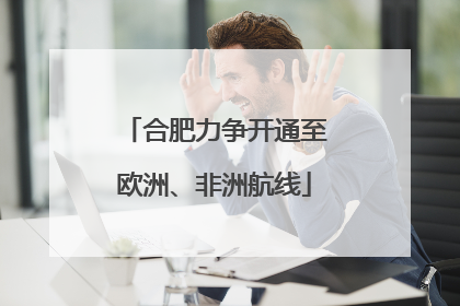 合肥力争开通至欧洲、非洲航线