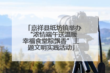 嘉祥县纸坊镇举办“浓情端午送温暖 幸福食堂粽飘香”主题文明实践活动