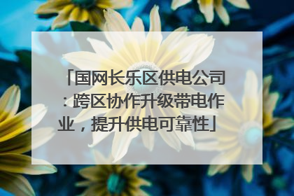 国网长乐区供电公司：跨区协作升级带电作业，提升供电可靠性