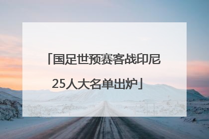 国足世预赛客战印尼25人大名单出炉