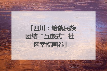 四川：绘就民族团结“互嵌式”社区幸福画卷