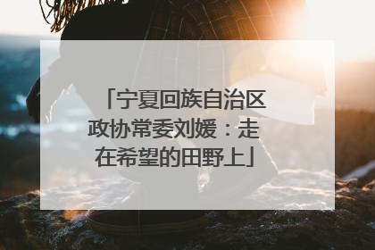 宁夏回族自治区政协常委刘媛：走在希望的田野上