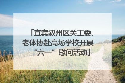 宜宾叙州区关工委、老体协赴高场学校开展“六一”慰问活动