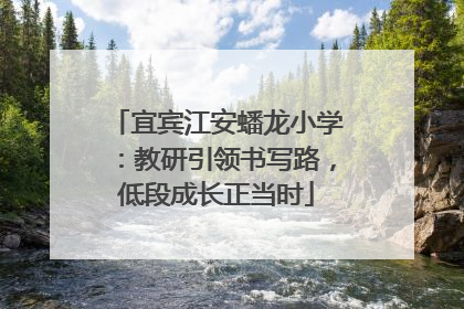 宜宾江安蟠龙小学：教研引领书写路，低段成长正当时