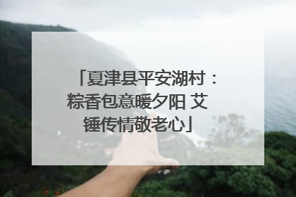 夏津县平安湖村：粽香包意暖夕阳 艾锤传情敬老心