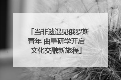 当非遗遇见俄罗斯青年 曲阜研学开启文化交融新旅程