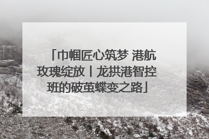 巾帼匠心筑梦 港航玫瑰绽放丨龙拱港智控班的破茧蝶变之路