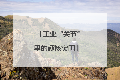 工业“关节”里的硬核突围