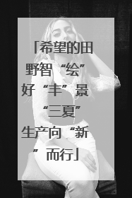希望的田野智“绘”好“丰”景 “三夏”生产向“新”而行