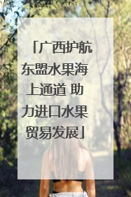 广西护航东盟水果海上通道 助力进口水果贸易发展