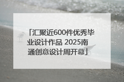 汇聚近600件优秀毕业设计作品 2025南通创意设计周开幕