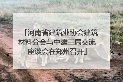 河南省建筑业协会建筑材料分会与中建三局交流座谈会在郑州召开