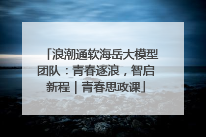浪潮通软海岳大模型团队：青春逐浪，智启新程｜青春思政课