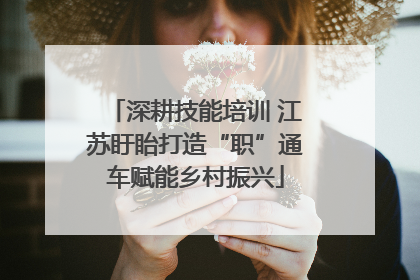 深耕技能培训 江苏盱眙打造“职”通车赋能乡村振兴