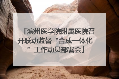 滨州医学院附属医院召开联动监督“合成一体化”工作动员部署会