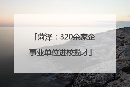 菏泽：320余家企事业单位进校揽才