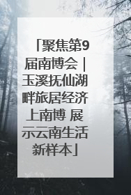 聚焦第9届南博会｜玉溪抚仙湖畔旅居经济上南博 展示云南生活新样本