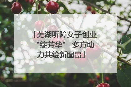 芜湖听障女子创业“绽芳华” 多方助力共绘新图景