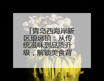 青岛西海岸新区琅琊镇：从传统滋味到品质升级，解锁美食背后的文化密码