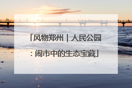 风物郑州｜人民公园：闹市中的生态宝藏