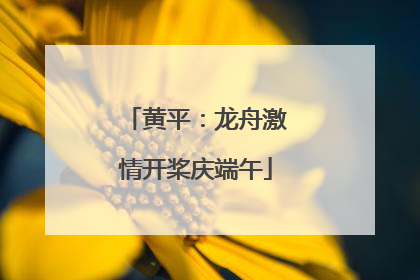 黄平：龙舟激情开桨庆端午