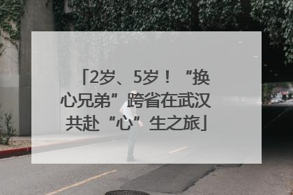 2岁、5岁！“换心兄弟”跨省在武汉共赴“心”生之旅